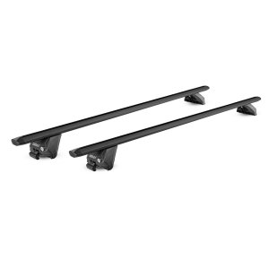 Alfa Romeo Stelvio Roof Rack - Omac - OMAC Basic V2 Flush, 2 Pcs, 112 cm - Black - '17-'24